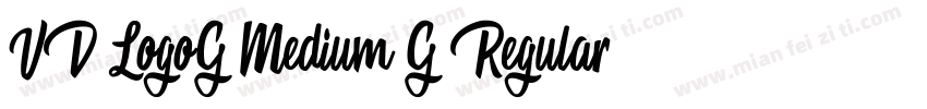 VD-LogoG-Medium-G Regular字体转换